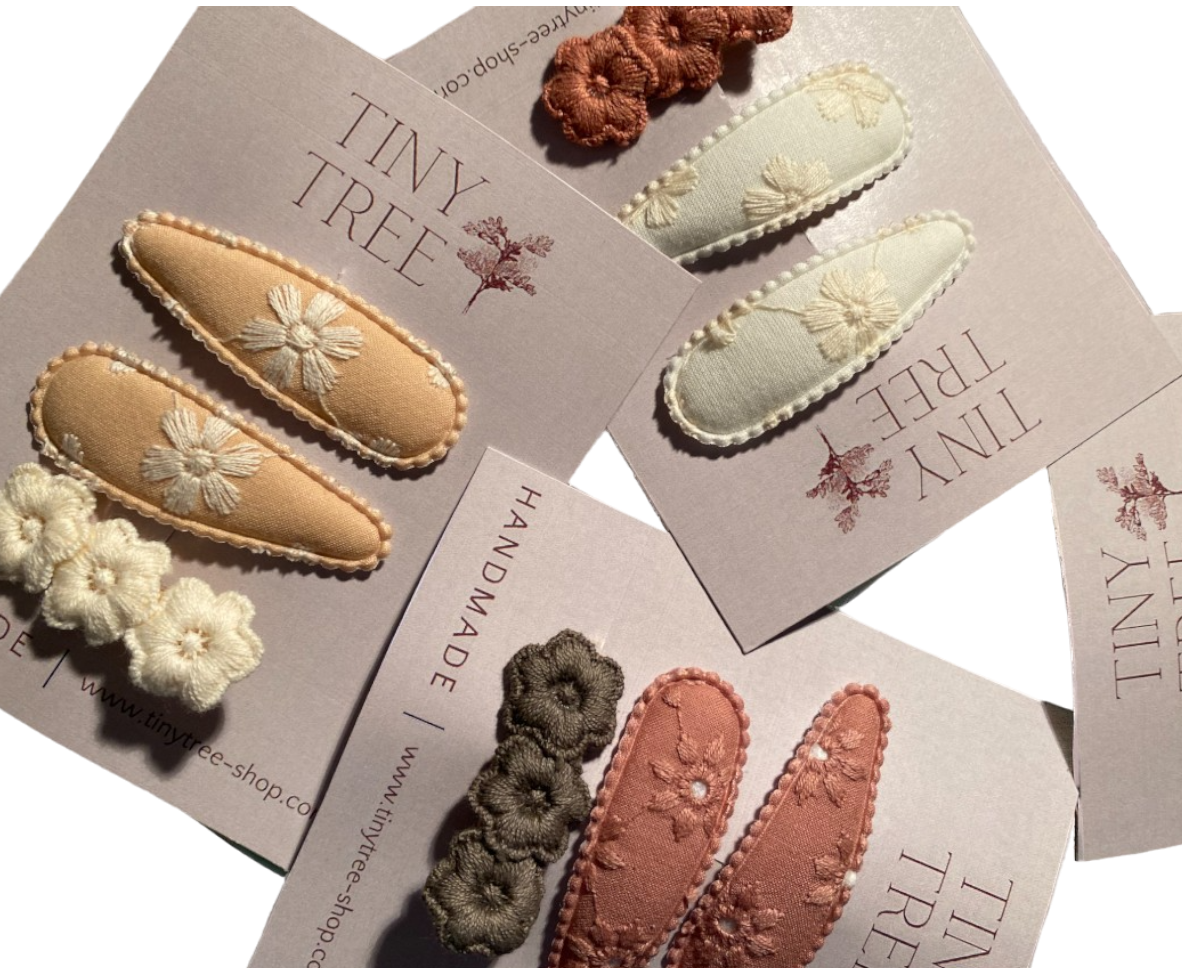 Clips - Set de 3 | Lúa Cream + Cala Oat