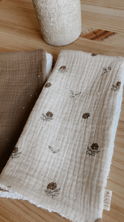 Paños de lactancia- Set de 2 | Mocha + Uma