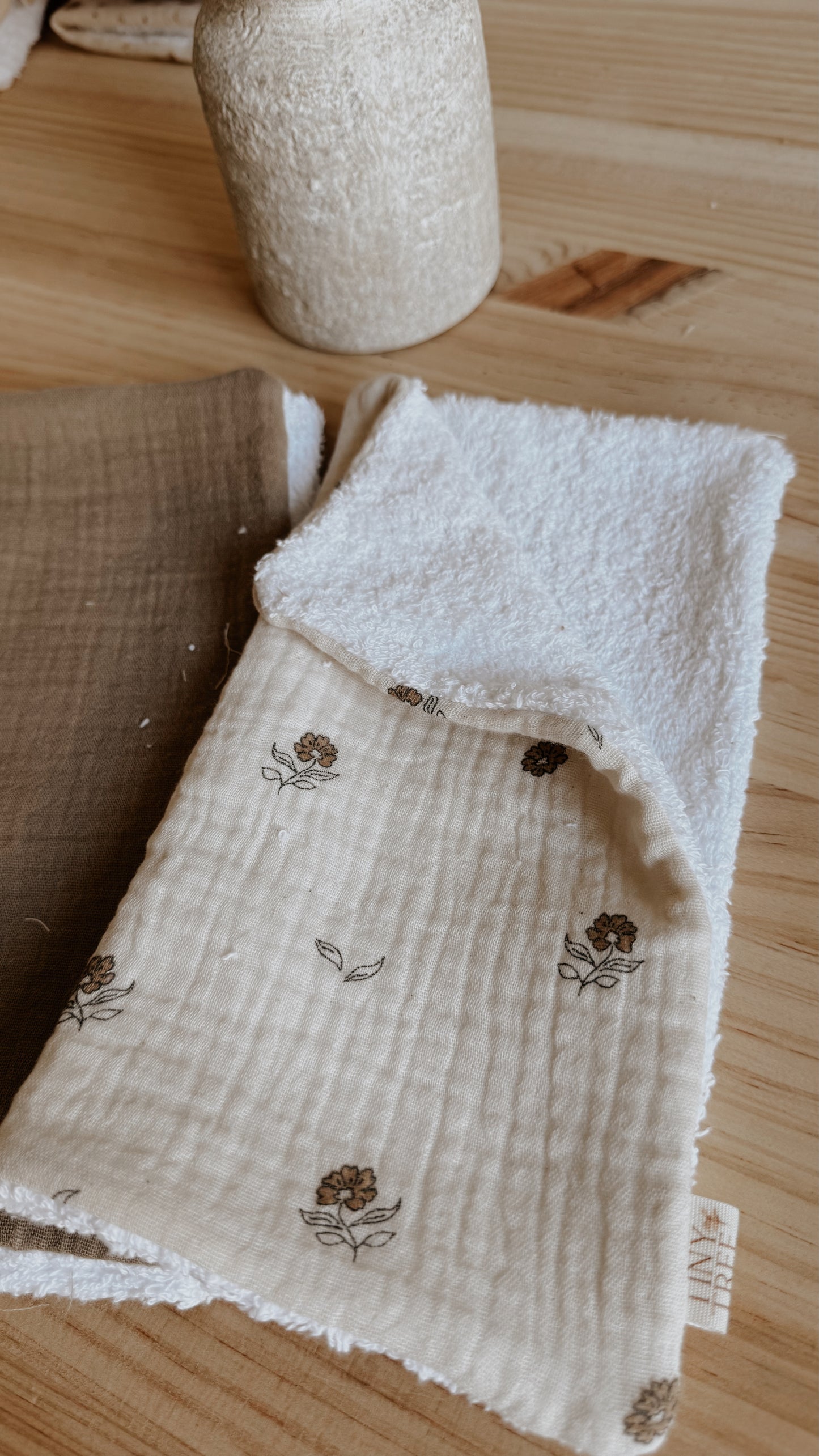 Paños de lactancia- Set de 2 | Mocha + Uma